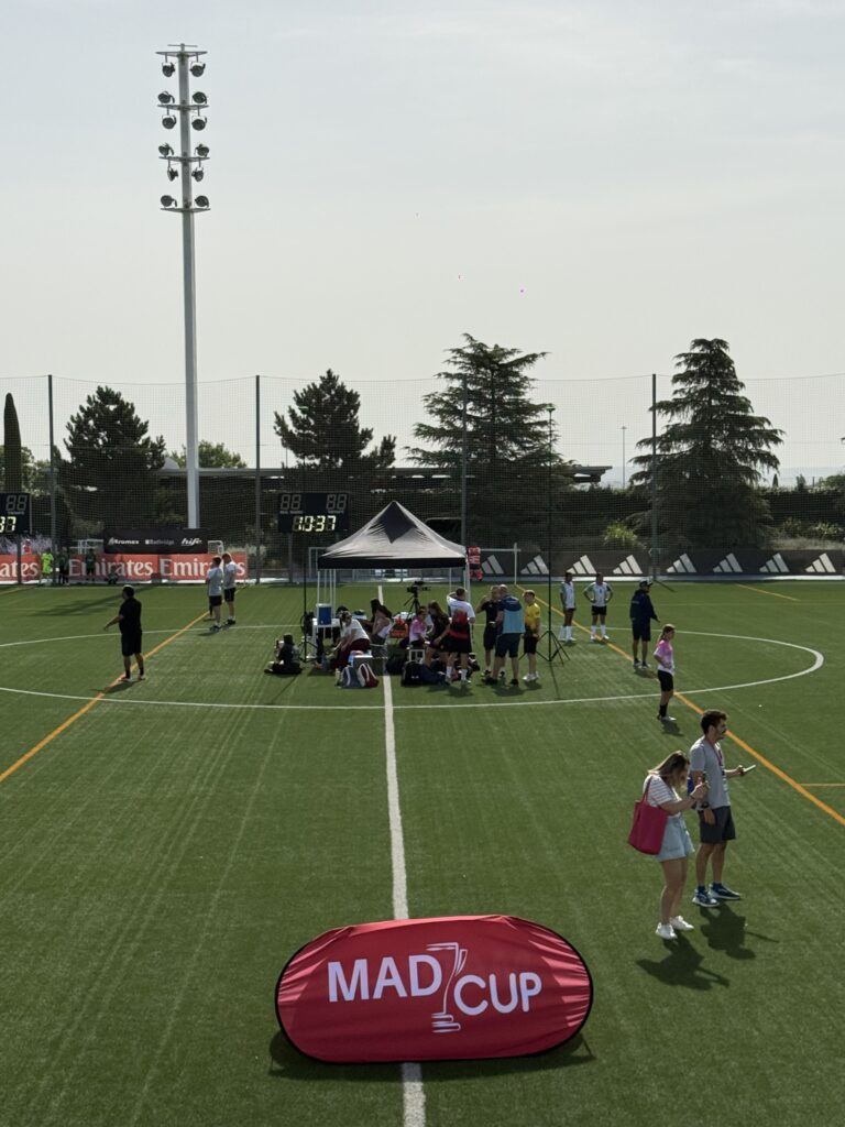 Tournament pitchside in Spain