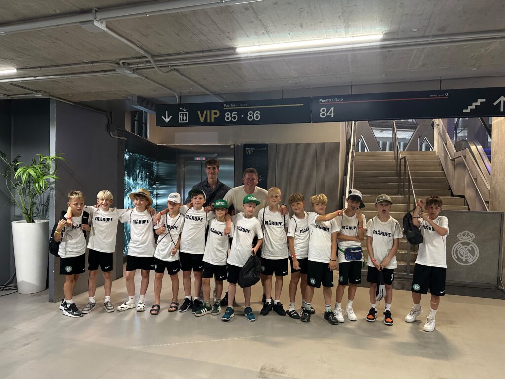 Visiting team at a Madrid stadium
